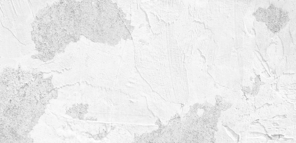White Wall background texture with plaster, White concrete wall banner, inter Stock Photos