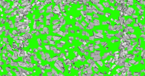 White wall breaking with in background green chroma key Видео 252182303