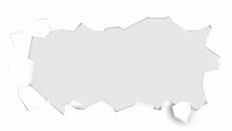 White Wall Collapse Transition Stock Footage 281435191