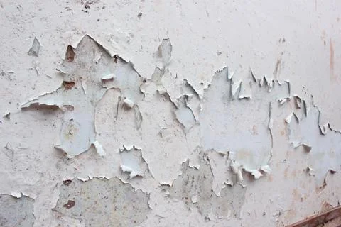 White wall with cracks Stock Photos