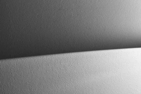 White Wall Light Shadow Black White - Minimalist Abstract Background Horizontal Stock Photos