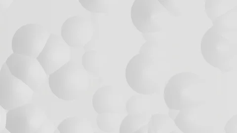 White wall with moving bubbles - seamless looping (FULL HD) Video stock 89655429