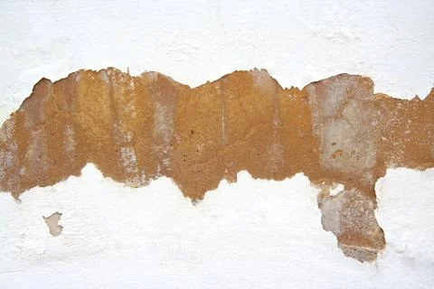 White wall that need to be repainted Stock Photos