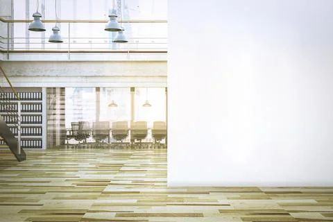 White wall at office Illustrazione stock