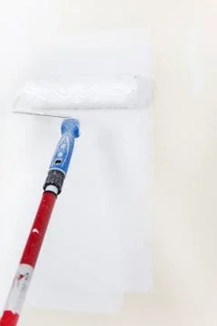 White wall paint Stock Photos