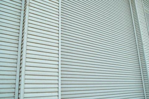 White wall of a profile with lines Stock Photos