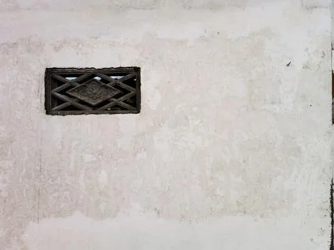 White Wall Texture with air ventilation window Stock-Fotos
