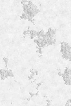 White wall texture with peeling paint spots and distressed plaster surface for Illustrazione stock