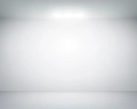 White wall on which shines a flashlight Ilustración de archivo