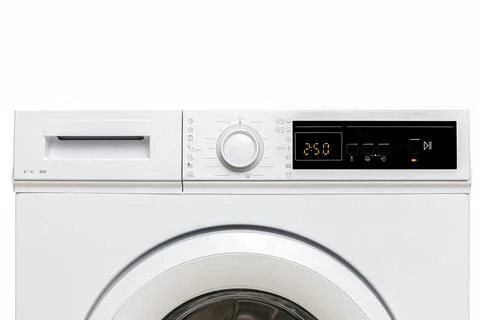White Washing Machine Control Panel Stock Photos