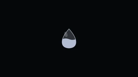 White Water Drop Save Eco Eco Green Animation Loop Stock Footage 342610315