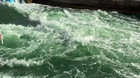 White water flowing Stock Footage 119926870