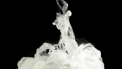 White water ink cloud 스톡 동영상 166371101