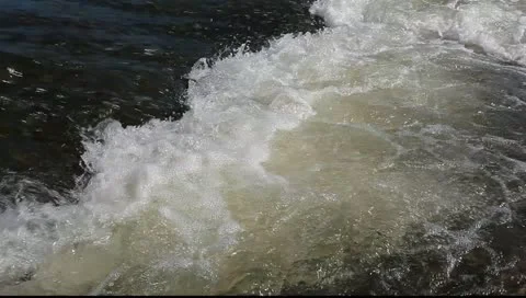 White water motion close up Video stock 11137107