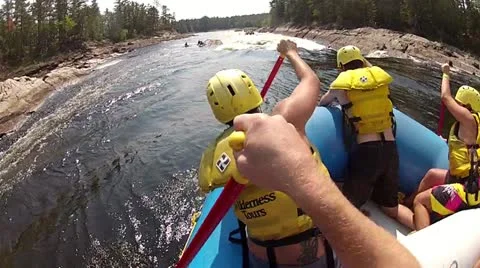 White water rafting Stock Footage 20603827