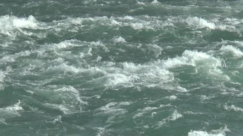 White Water Rapids Niagara Falls Stock Footage 120574300