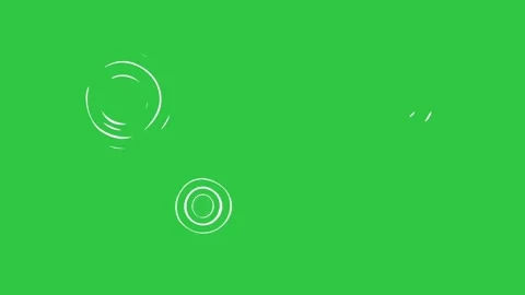 White water ripple splashes and liquid circular motion effects on green screen Stock Footage 329905369