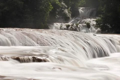 White waterfall Stock Photos