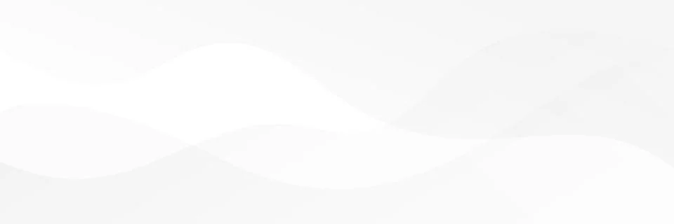 White wave background. Neutral gradient wallpaper. Abstract simple template for Stock Illustration