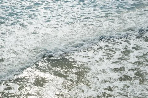 White wave at the beach Foto stock