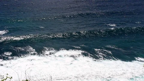 White Wave Stock Footage 117112989