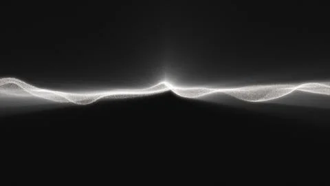 White Wave Form Stock Photos