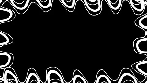 White wave frame Stock Footage 307852920