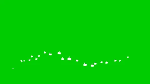 White like wave green Stock Footage 204780407