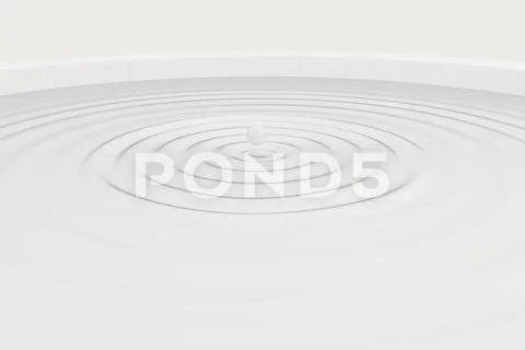 White wave liquid ripples by fluid simulation, 3d rendering ~ Clip Art ...