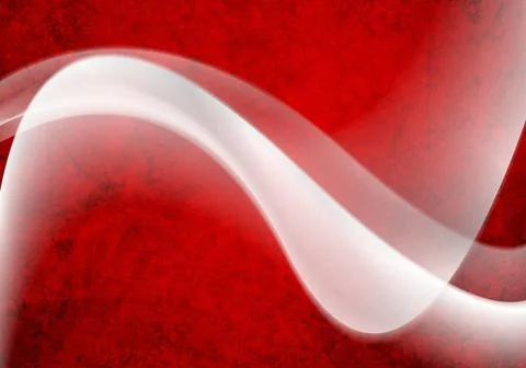 White wave on red grunge background White wave on red grunge background. V... Foto stock