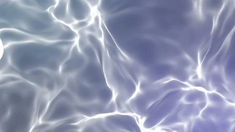 White wave surface on a blue background. 3D rendering Stock Footage 95126813