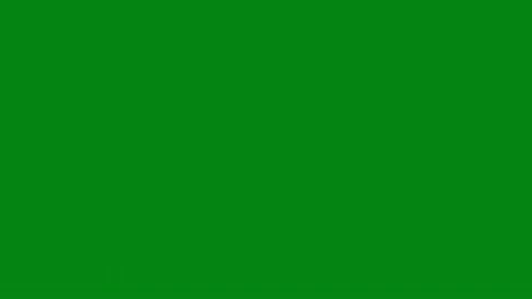 White waves motion graphics with green screen background Stock Footage 133684334