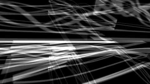 White Waves Motion Mapping Stock Footage 24728933