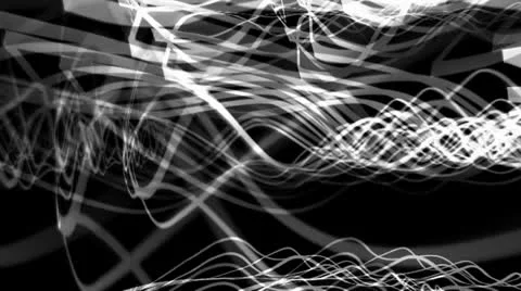 White Waves Motion Mapping Stock Footage 24729018