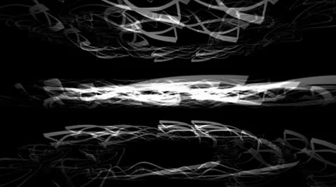 White Waves Motion Mapping Stock Footage 24729037