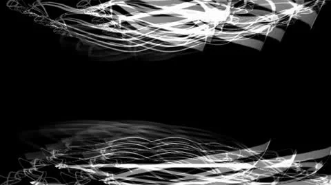 White Waves Motion Mapping Stock Footage 24729046