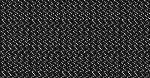 White waves seamless pattern on black background Stock Illustration