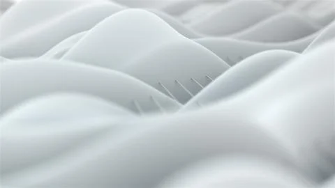 White waves slide along the surface of thin stretched strings, computer 스톡 일러스트
