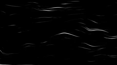 White waving lines on black background. Horizontal anime speed lines. Abstract Stock Footage 310131021