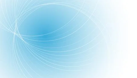 White wavy lines abstract geometric tech background Illustrazione stock