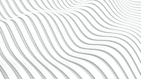 White wavy striped background. Seamless loop Stock Footage 230064090