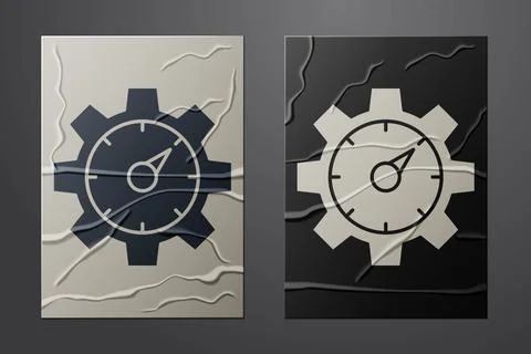 White Web analytics information and development website statistic icon isolated Illustrazione stock