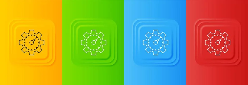 White Web analytics information and development website statistic icon isol.. Illustrazione stock