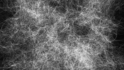 White web grunge scribble abstract on black background. Stock Footage 135513335