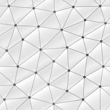 White web triangle seamless pattern Stockillustratie