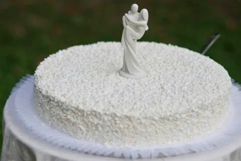 White Wedding Cake Stock Photos