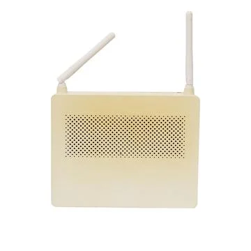 White Wi-Fi device on a white background Stock Photos
