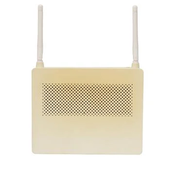 White Wi-Fi device on a white background Stock Photos