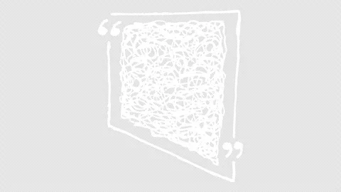 White wiggly hand drawn scribble speech bubble on alpha 1 스톡 동영상 304931352