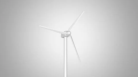 White Wind Turbine Stockbeeldmateriaal 22900903